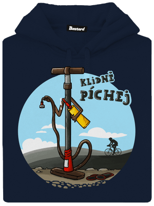 Klidně píchej pánská mikina klokanka Navy