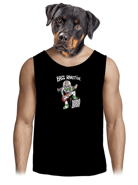 Bass Rakeťák pánské tílko Black