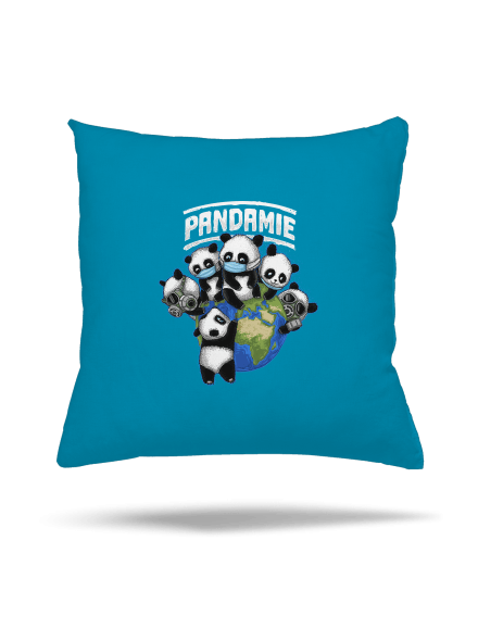 Pandamie polštář Blue Turquoise