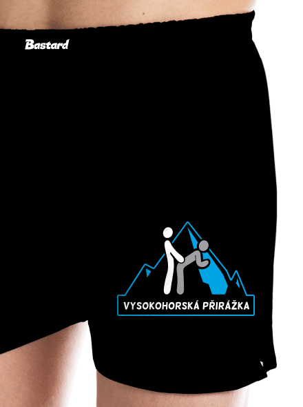 Vysokohorská přirážka pánské trenky Black