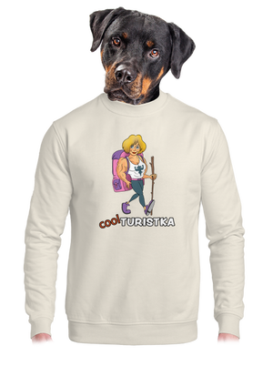 unisex mikina bez kapuce