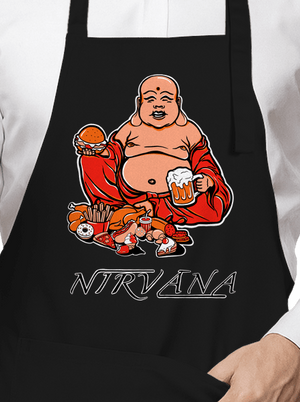 Nirvána zástěra Black