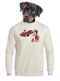 unisex mikina bez kapuce