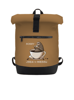 V pressu batoh Caramel