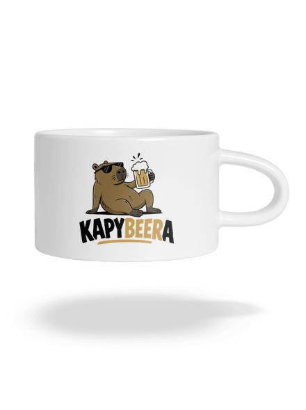 Kapybeera hrnek makronka White