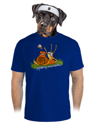 Makám na baráku pánské sportovní tričko Royal Blue Mal