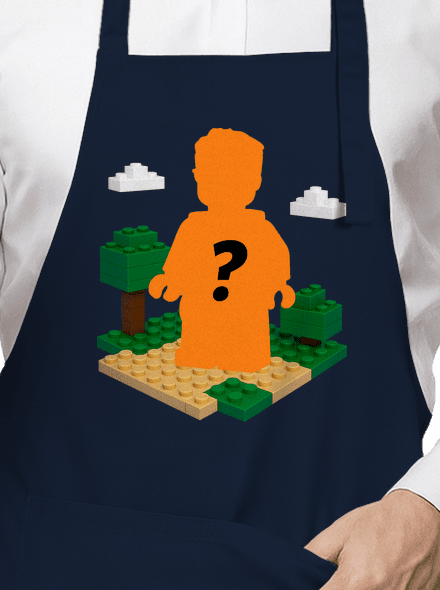 Lego postava z vlastní fotky zástěra Navy