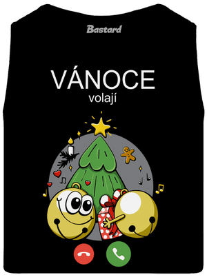 Vánoce volají pánské tílko Black