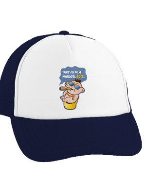 Boss kšiltovka truckerka French Navy cap