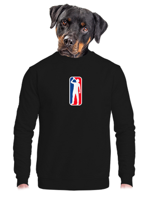 unisex mikina bez kapuce