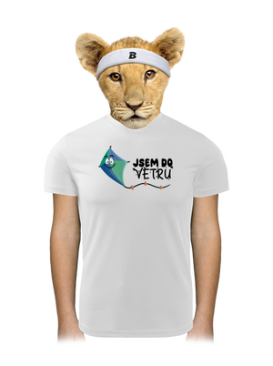 Do větru dětské sportovní tričko White