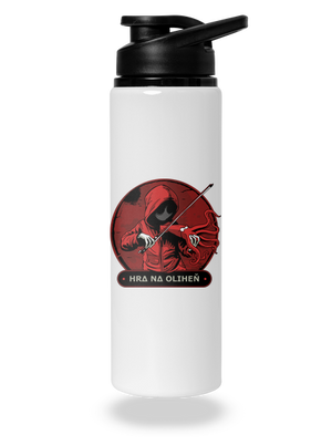 Hra na oliheň lahev na vodu White