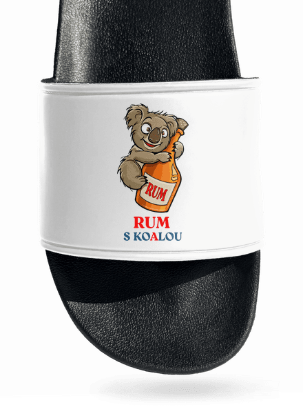 Rum s koalou pantofle White