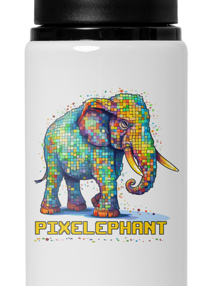 Pixelephant lahev na vodu White
