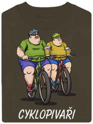 Cyklopivaři unisex mikina bez kapuce Urban Khaki