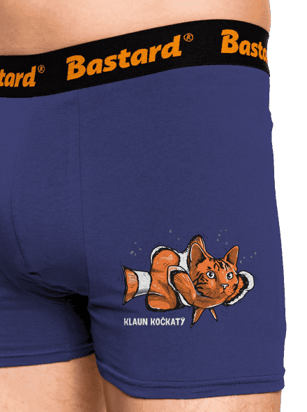 Klaun Kočkatý boxerky Blue Navy