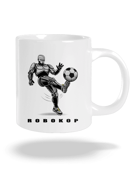 Robokop velký hrnek White