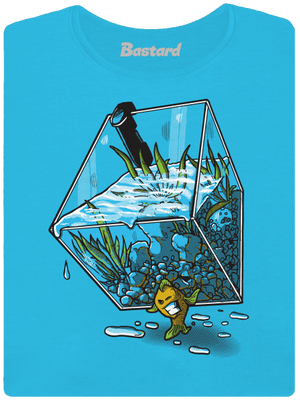 Migrující rybka dámské tričko Blue Atol