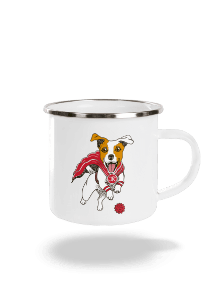 Jack Russell plecháček White