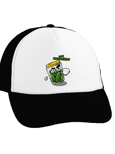 Nakládačka kšiltovka truckerka Black cap
