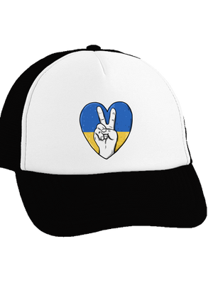 Ukrajina - Mír kšiltovka truckerka Black cap
