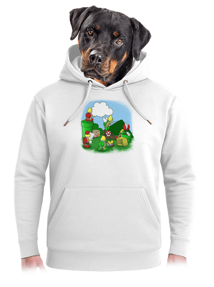 Jak se staví nový level? unisex mikina premium Snowwhite