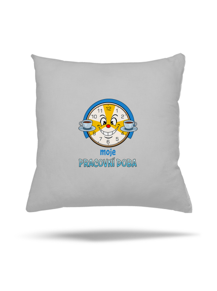 Pracovní doba polštář Pacific Grey