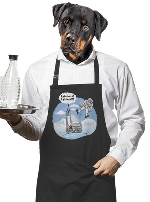 Lyže zástěra Dark Grey