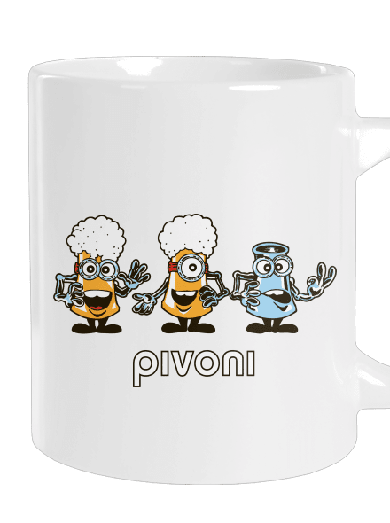 Pivoni velký hrnek White