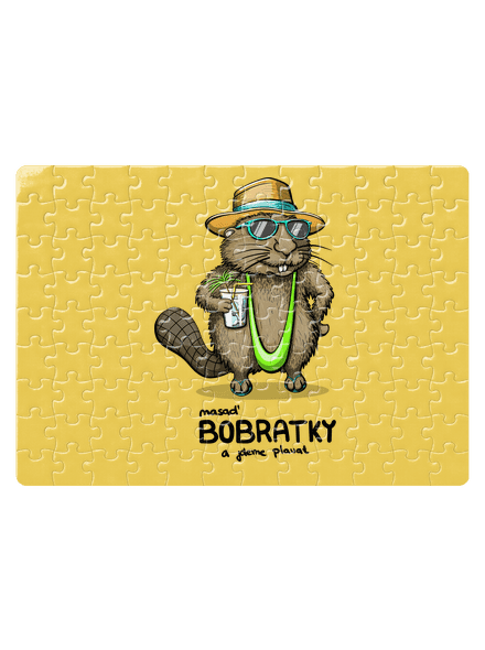 Bobratky puzzle White