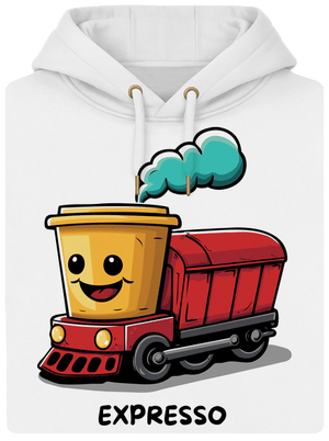 Expresso unisex mikina premium Snowwhite