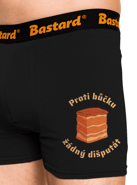Proti bůčku žádný dišputát boxerky Black