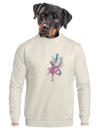 unisex mikina bez kapuce