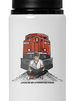 Studentská kolej lahev na vodu White