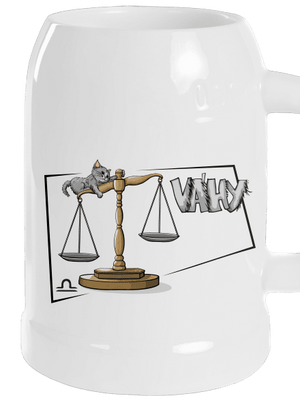 Kočičí horoskop: Váhy půllitr White