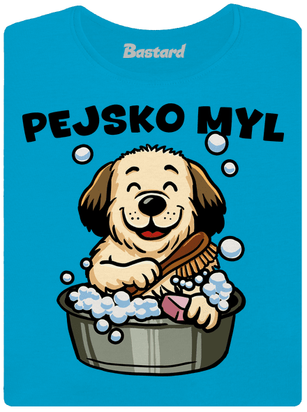 Pejskomyl dámské tričko Blue Atol