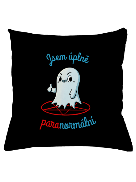 Jsem paranormální polštář Black