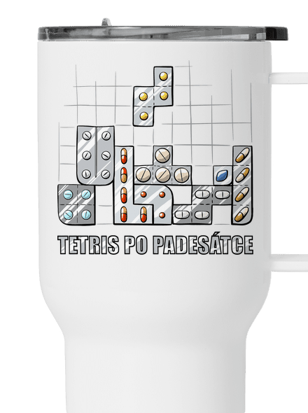 Tetris termohrnek White
