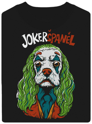JokerŠpaněl unisex mikina bez kapuce Black