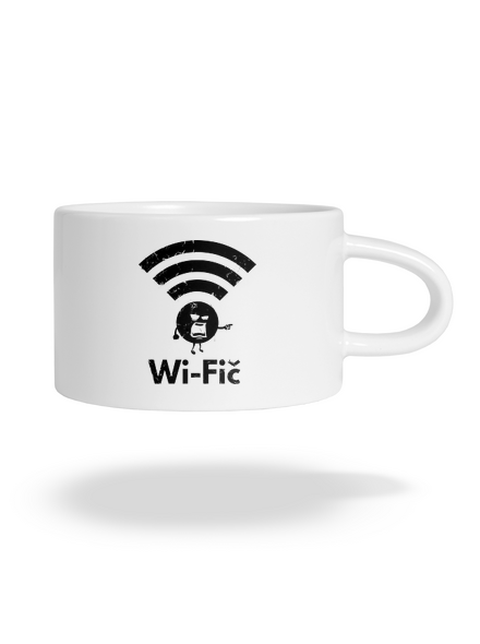 Wifič hrnek makronka White