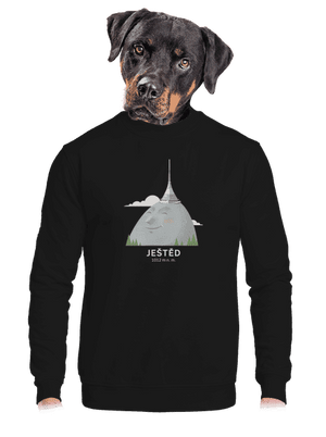 unisex mikina bez kapuce