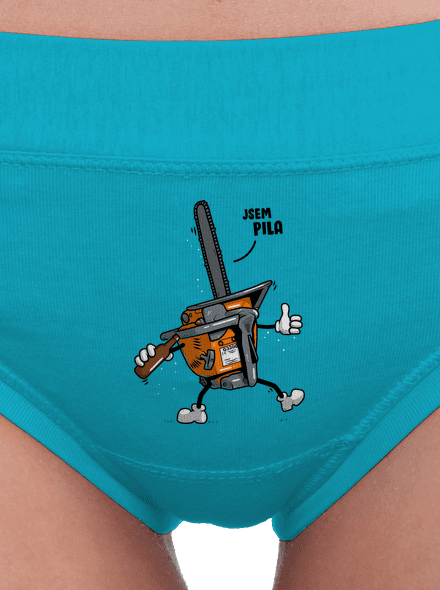 Jsem pila dámské kalhotky Turquoise
