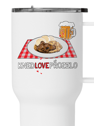 Knedlo vepřo zelo termohrnek White