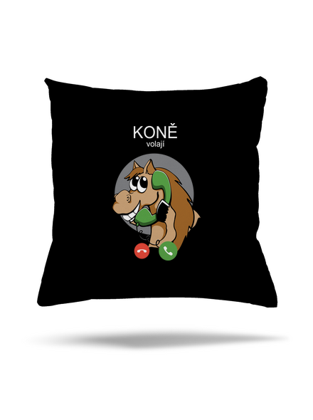 Koně volají polštář Black