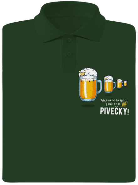 Pivečka pánská polokošile Bottle Green Mal