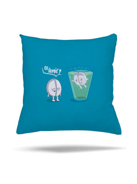 Co šumíš polštář Blue Turquoise