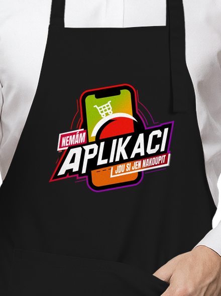 Nemám aplikaci zástěra Black