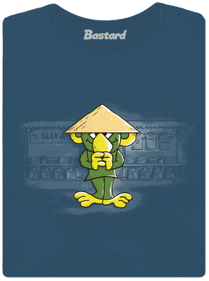 Dobí den dámské tričko premium Petrol Blue