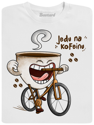 Jedu na kofeinu dětské tričko White