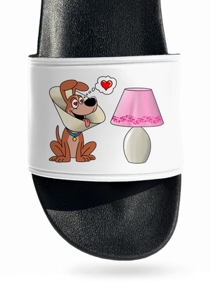 Zamilovaný pes pantofle White